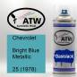 Preview: Chevrolet, Bright Blue Metallic, 25 (1978): 400ml Sprühdose, von ATW Autoteile West.